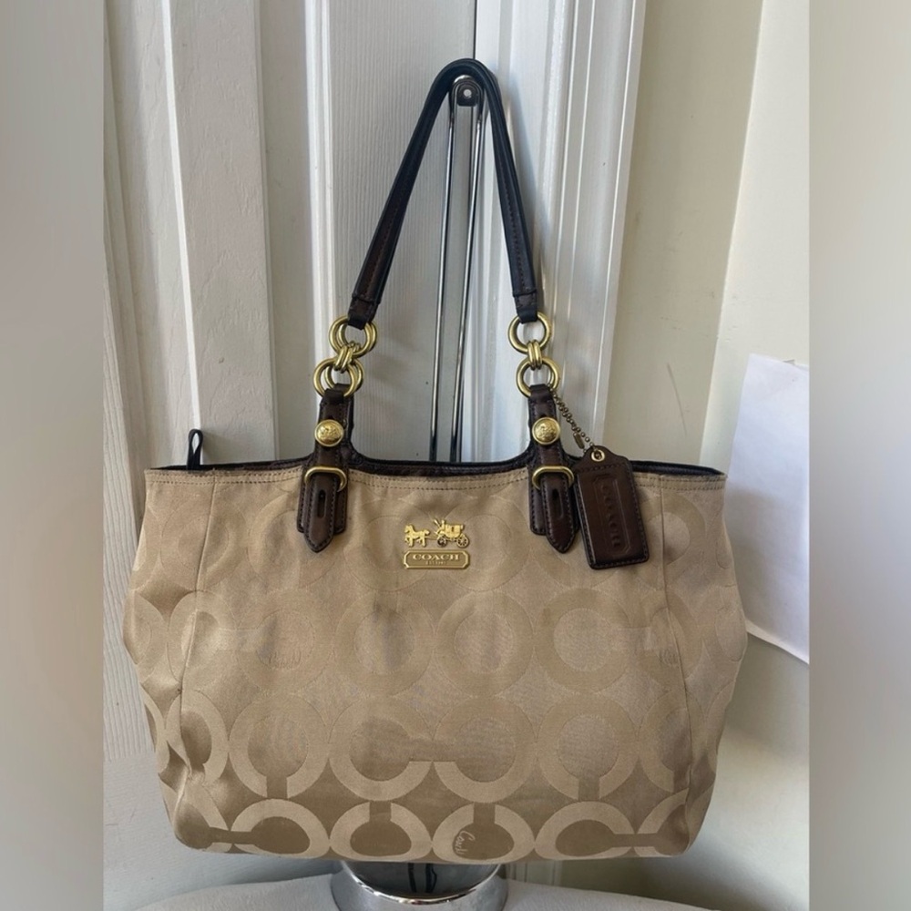 Coach Tan Tote Bag GUC